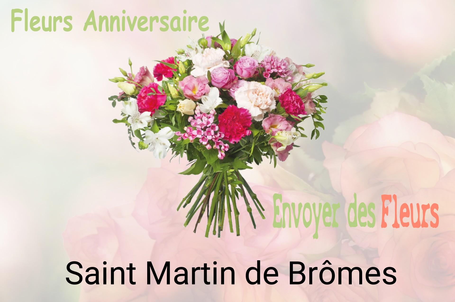 Bouquet de fleurs d’anniversaire livré à Saint-Martin-de-Brômes