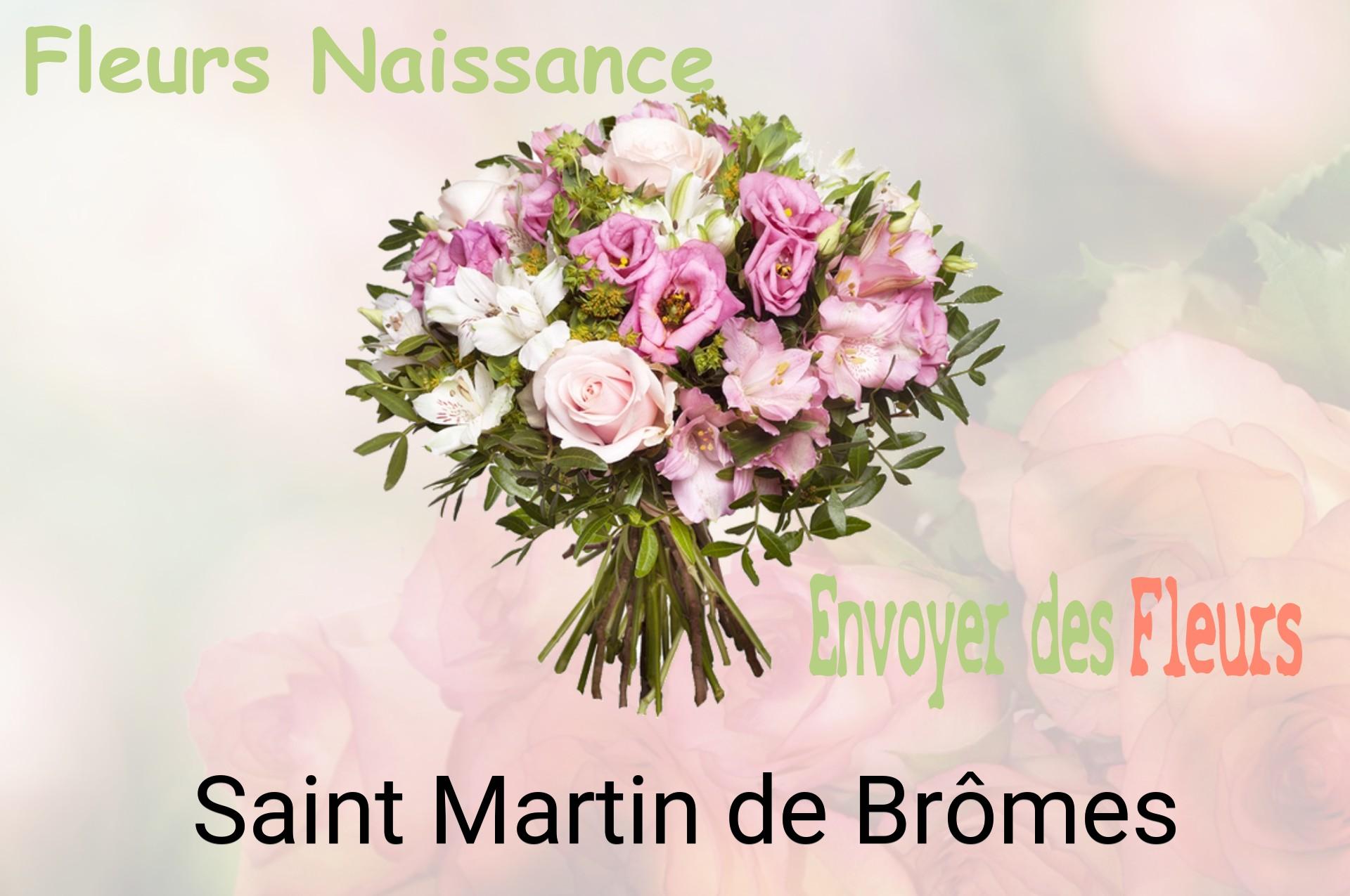 Bouquet de fleurs de naissance livré à Saint-Martin-de-Brômes